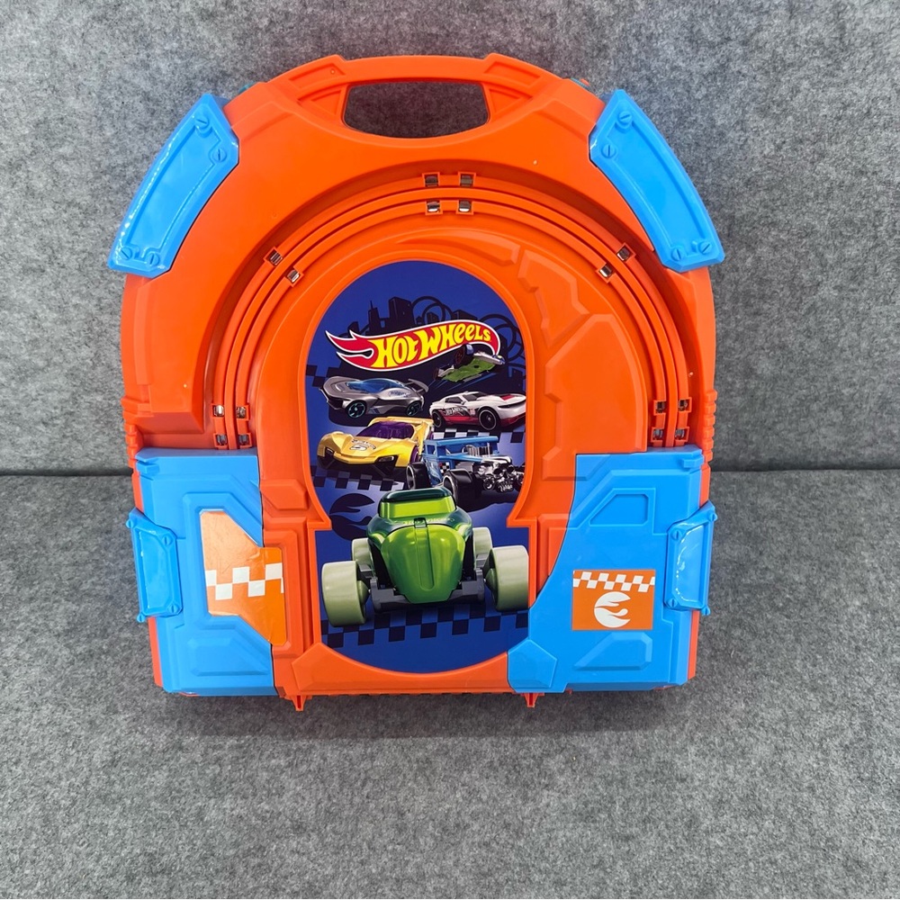Hot Wheels Slot Car Track Carrying Case Tested Works.